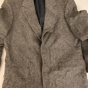 John Alexander tweed grey blazer